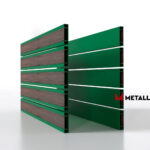 Планкен для забора Printec под дерево 120 mm RAL 6002 – покрытие порошковое, толщина 0,45 мм в Краснодаре | фото 4