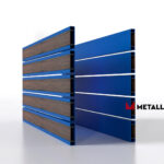 Планкен для забора Printec под дерево 120 mm RAL 5005 – покрытие порошковое, толщина 0,45 мм в Краснодаре | фото 4