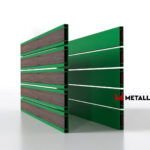 Планкен для забора Printec под дерево 120 mm RAL 6010 – покрытие полиэстер, толщина 0,45 мм в Краснодаре | фото 4
