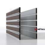 Планкен для забора Printec под дерево 120 mm RAL 7004 – покрытие порошковое, толщина 0,45 мм в Краснодаре | фото 2