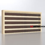 Планкен для забора Printec под дерево 120 mm RAL 1015 – покрытие порошковое, толщина 0,45 мм в Краснодаре | фото 4