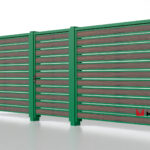 Планкен для забора Printec под дерево 120 mm RAL 6002 – покрытие порошковое, толщина 0,45 мм в Краснодаре | фото 5