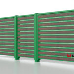 Планкен для забора Printec под дерево 120 mm RAL 6010 – покрытие полиэстер, толщина 0,45 мм в Краснодаре | фото 5